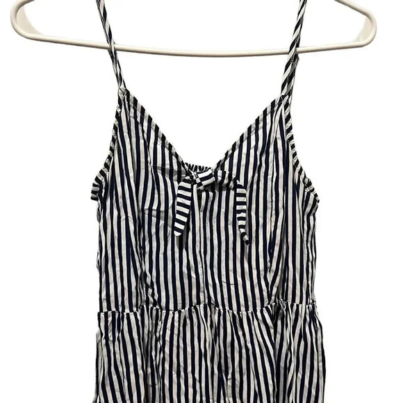 H&M Divided Nautical striped tank dress casual size 4 - Picture 2 of 5